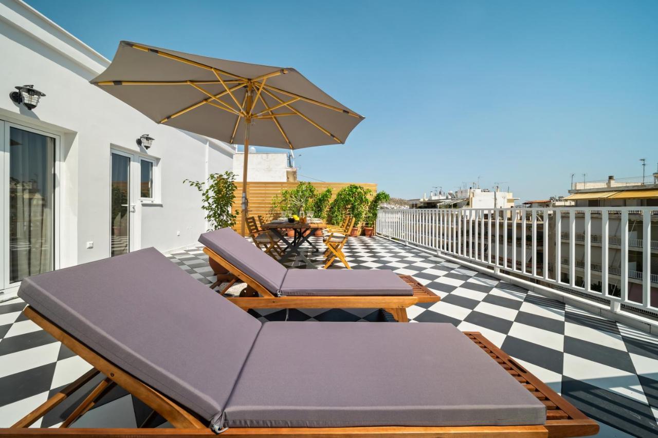 Luxurious Apartment With Big Sea View Terrace - Central Location Athen Exterior foto