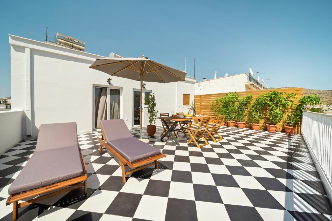 Luxurious Apartment With Big Sea View Terrace - Central Location Athen Exterior foto