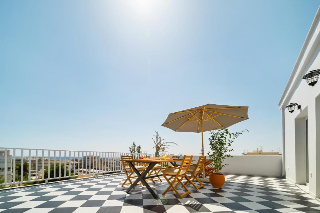 Luxurious Apartment With Big Sea View Terrace - Central Location Athen Exterior foto